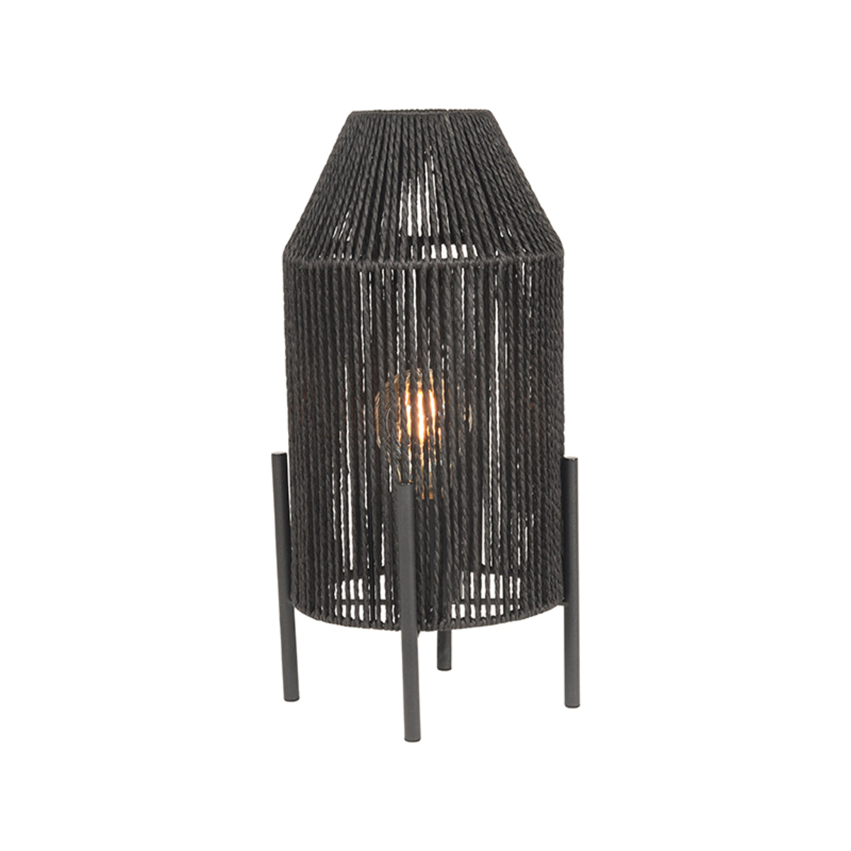 LABEL51 Table lamp Ibiza - Black - Jute