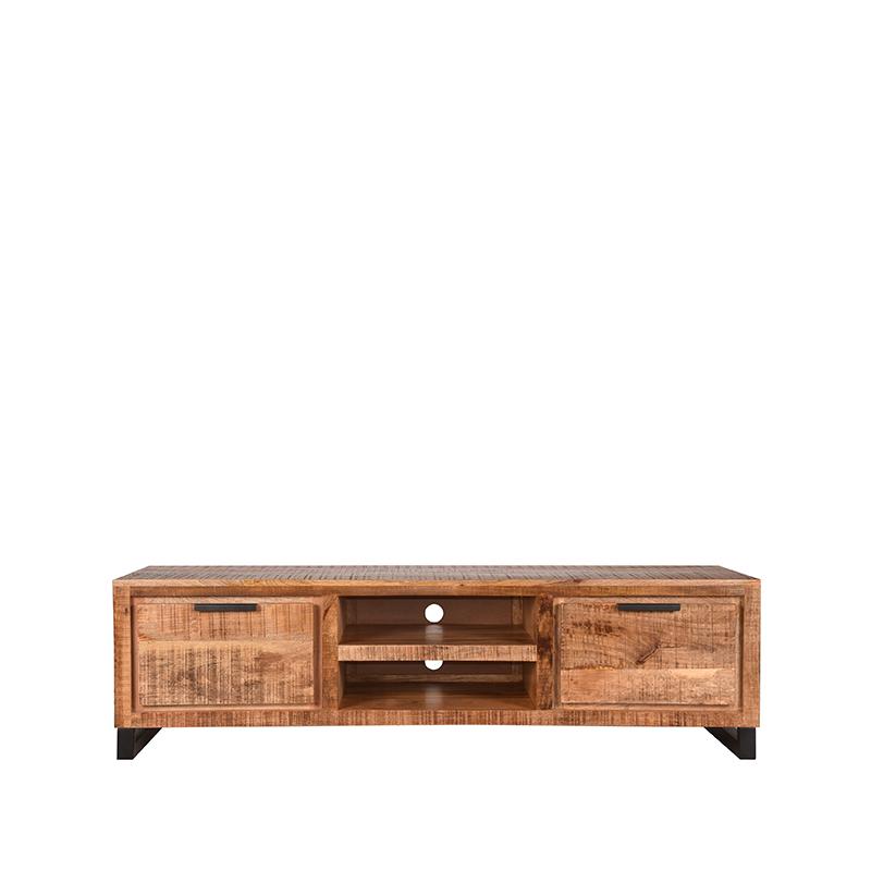 LABEL51 TV cabinet Glasgow - Rough - Mango wood - 160 cm