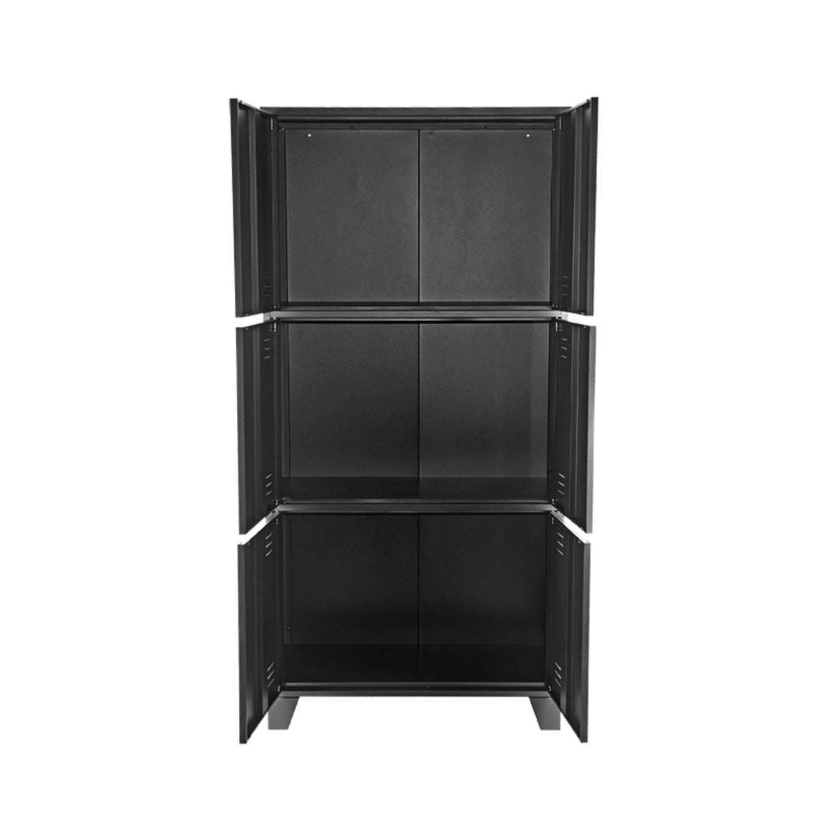 LABEL51 Storage cabinet Fence - Black - Metal - Compartment cabinet