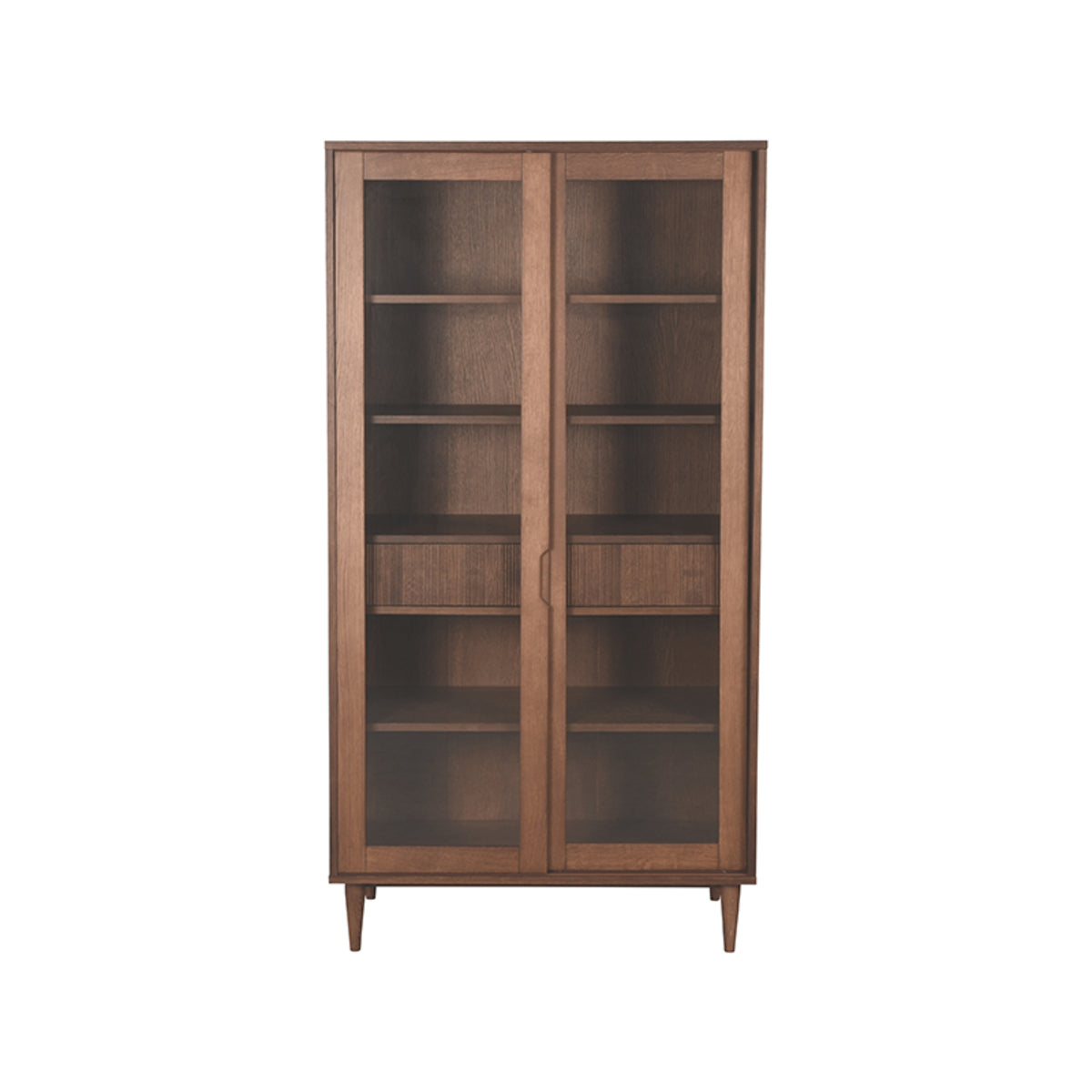 LABEL51 Display cabinet Jule - Brown - Oak - 100 cm