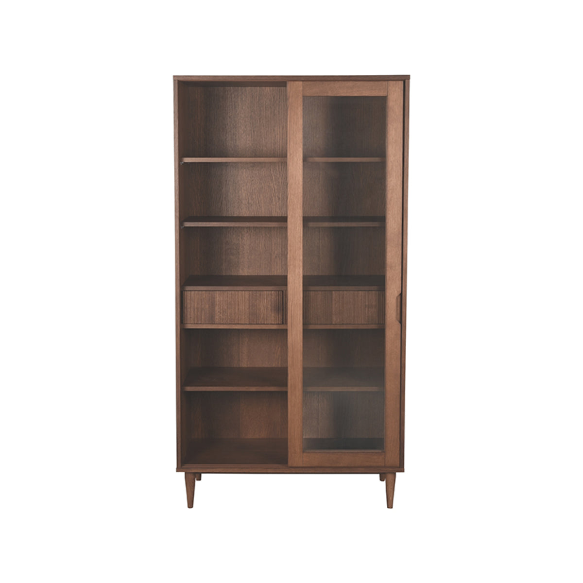 LABEL51 Display cabinet Jule - Brown - Oak - 100 cm