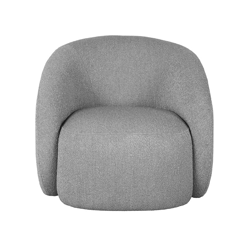 LABEL51 Armchair Alby - Gray - Boucle