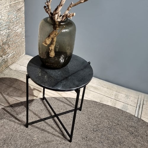 black marble top side table 49