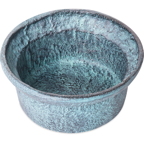 Blue patina decorative bowl