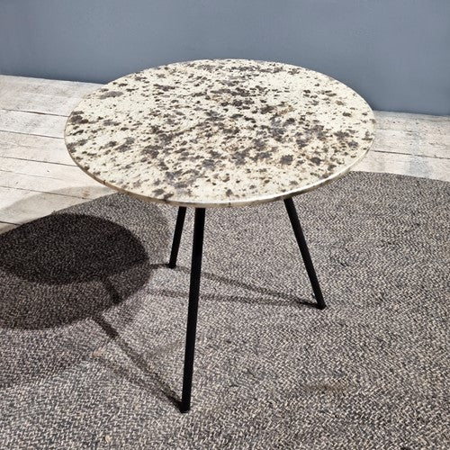 brass glass side table 38