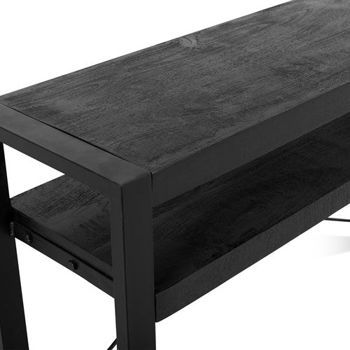 britt black side table 120