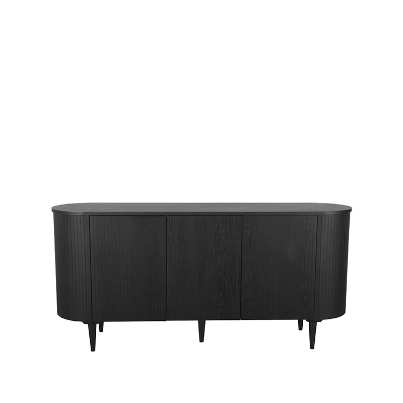 LABEL51 Sideboard Oliva - Black - Oak - 180 cm