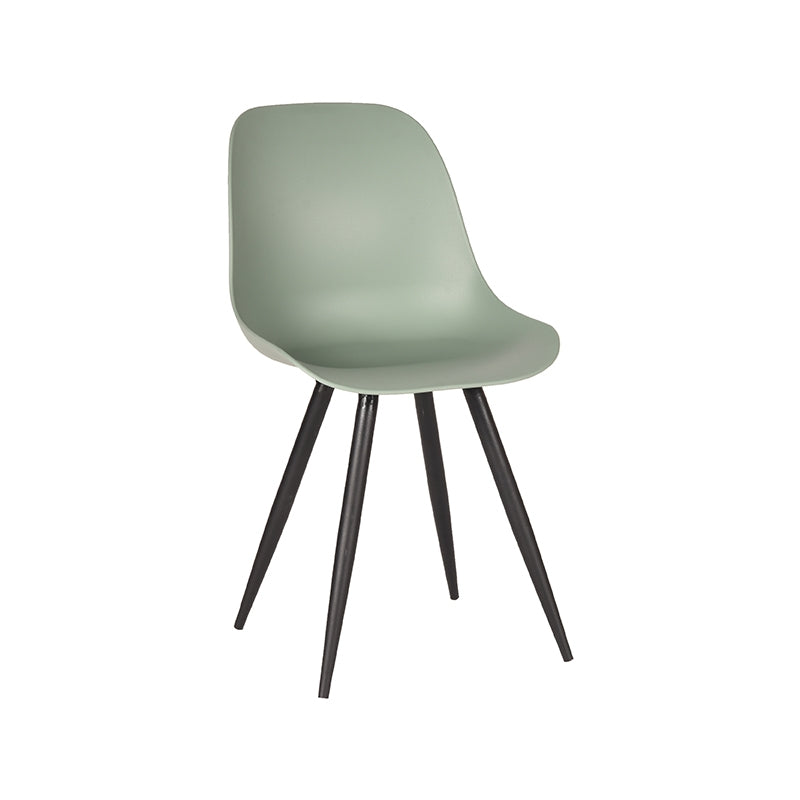 LABEL51 Dining room chair Monza - Forest - Plastic | 2 pieces