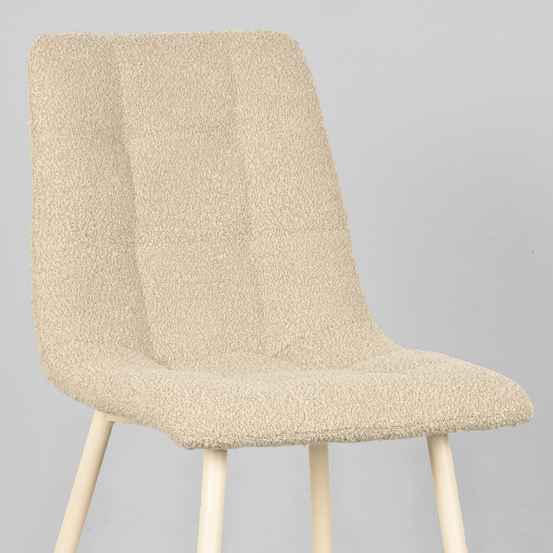 LABEL51 Dining room chair Nino - Sand - Boucle | 2 pcs