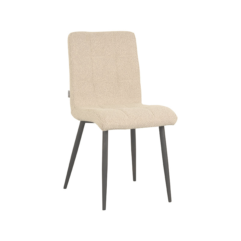 LABEL51 Dining room chair Sam - Sand - Boucle | 2 pcs