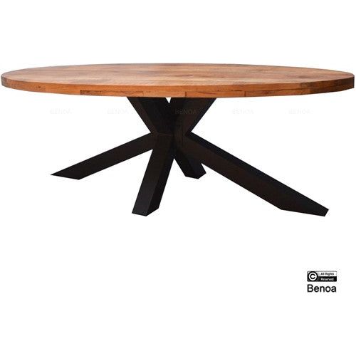elipse dining table with spider leg 3+3 220