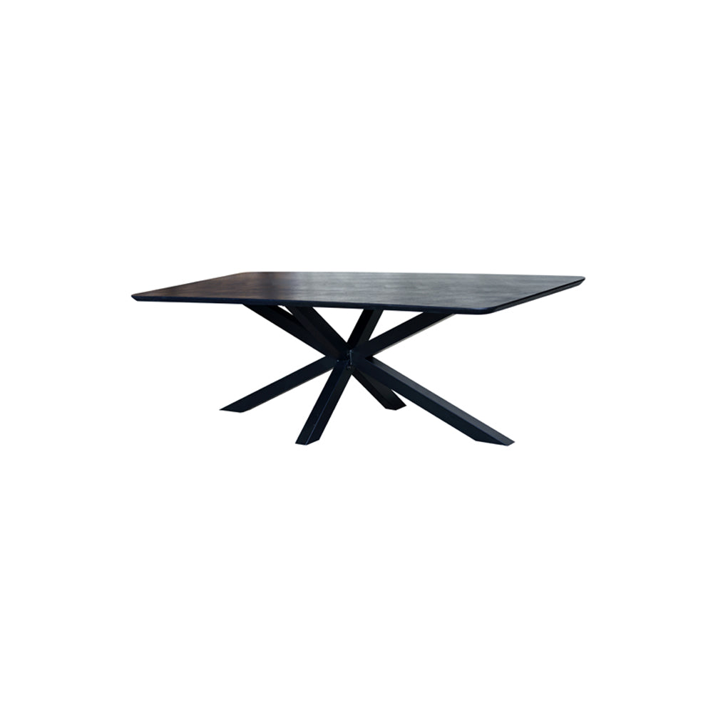 Eettafel FORT | Black | Eikenhout | 240 x 100 x 4 (h) cm