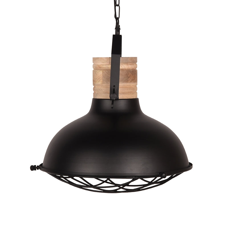 LABEL51 Hanging lamp Grid - Black - Metal - 52 cm