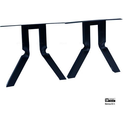 Iron dining table y leg set of 2