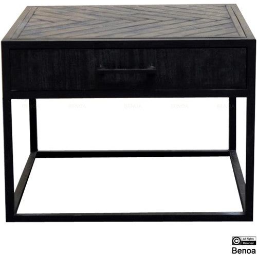 Jax 1 drawer coffee table black 60