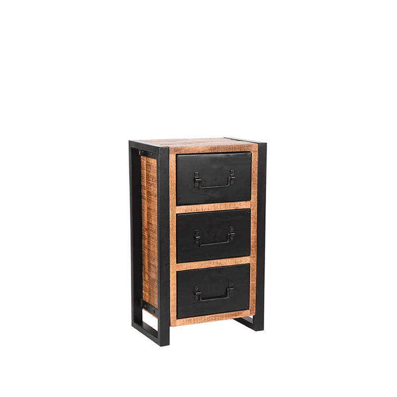 LABEL51 Chest of drawers Brussels - Rough - Mango wood - 75 cm