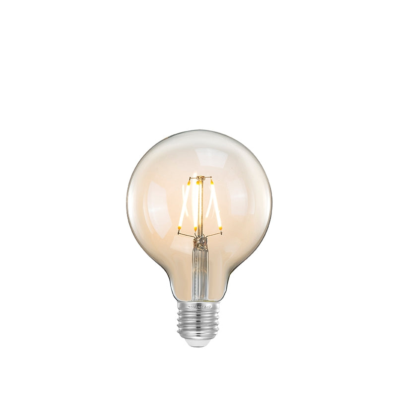 LABEL51 Light Source LED Carbon Wire Lamp Sphere - Glass - L