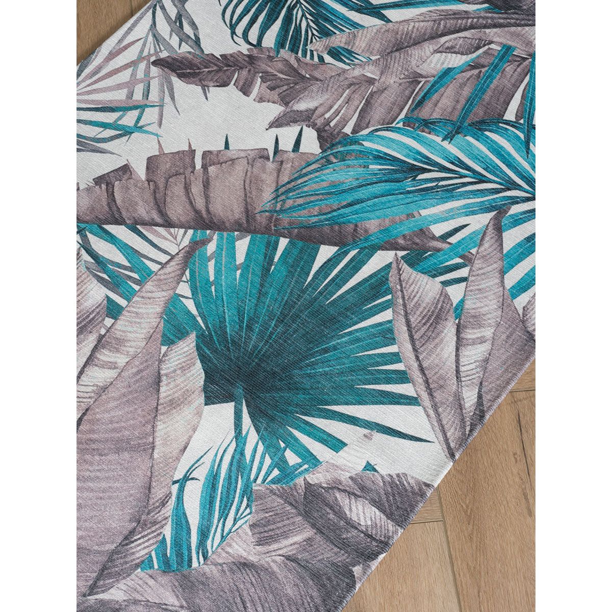 Vloerkleed Palm Green 70 x 140 cm