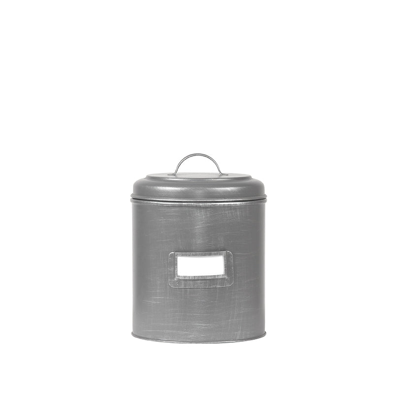 LABEL51 Storage tin Storage tin - Antique gray - Metal - S -
