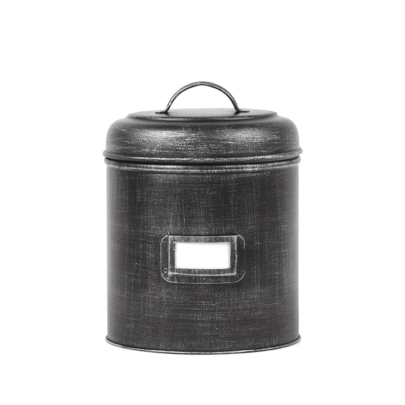 LABEL51 Storage tin Storage tin - Black - Metal - XL -