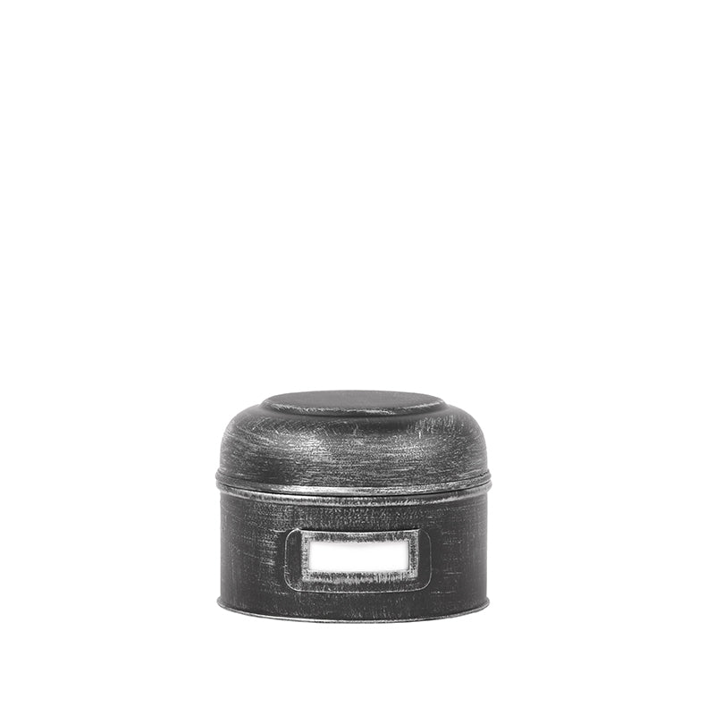LABEL51 Storage tin Storage tin - Black - Metal - S -13x13x10