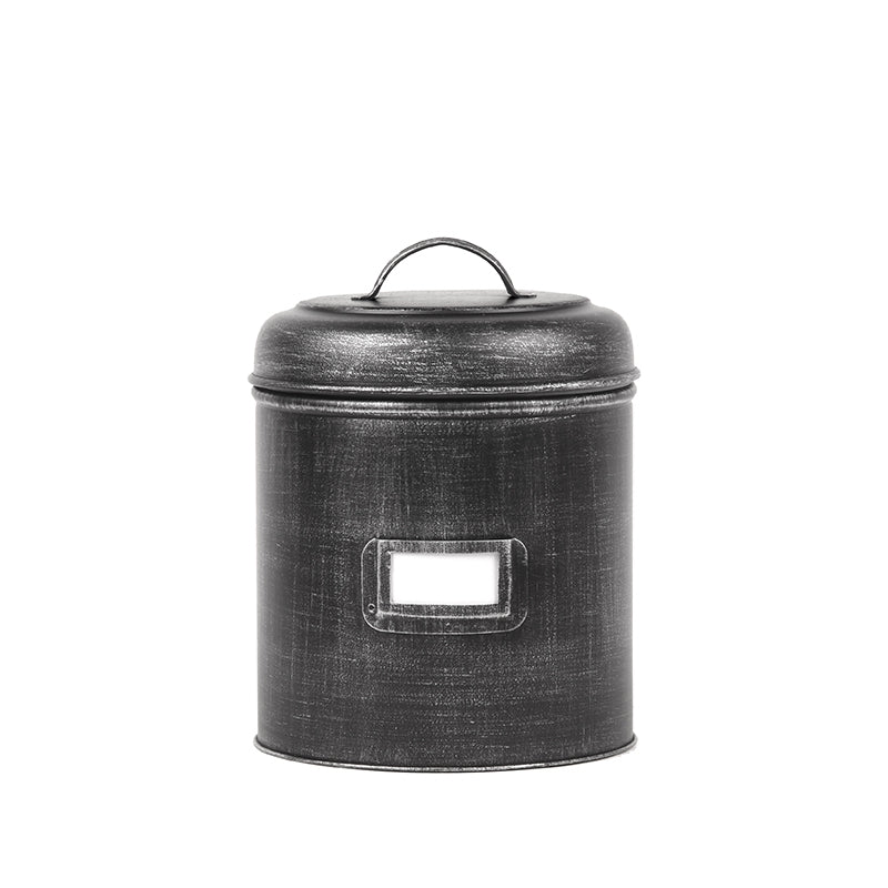 LABEL51 Storage tin Storage tin - Black - Metal - L -