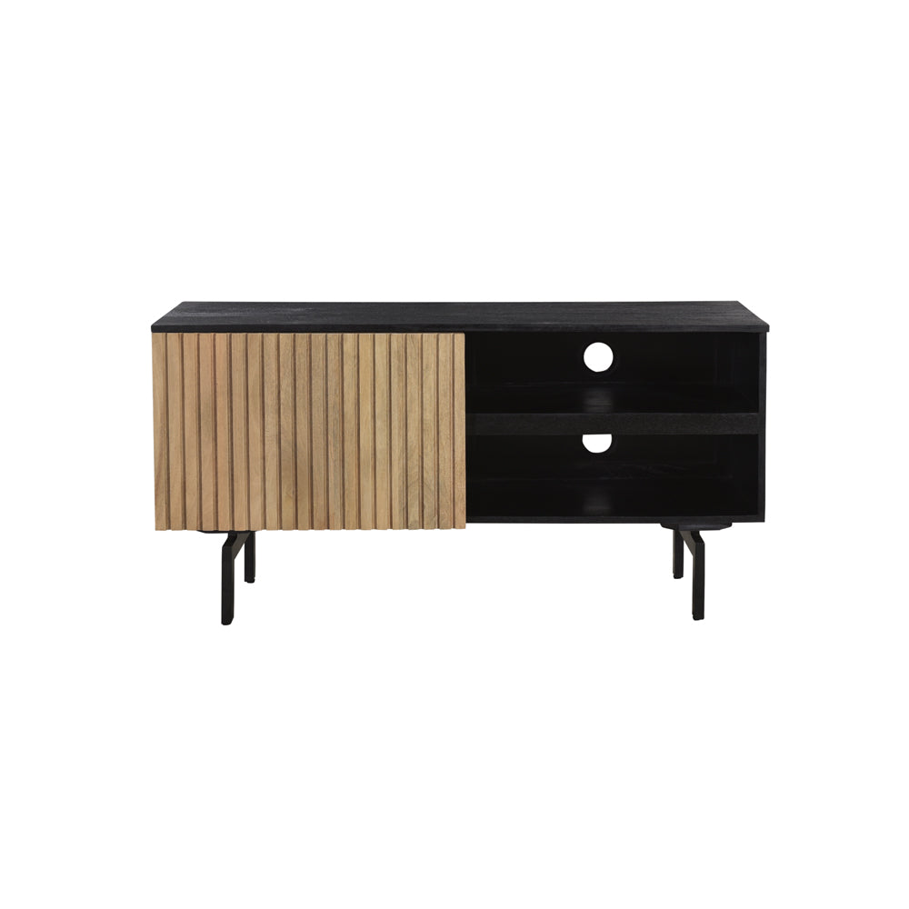 TV-meubel PIANO | Naturel | Mangohout | 115 x 40 x 60 (h) cm