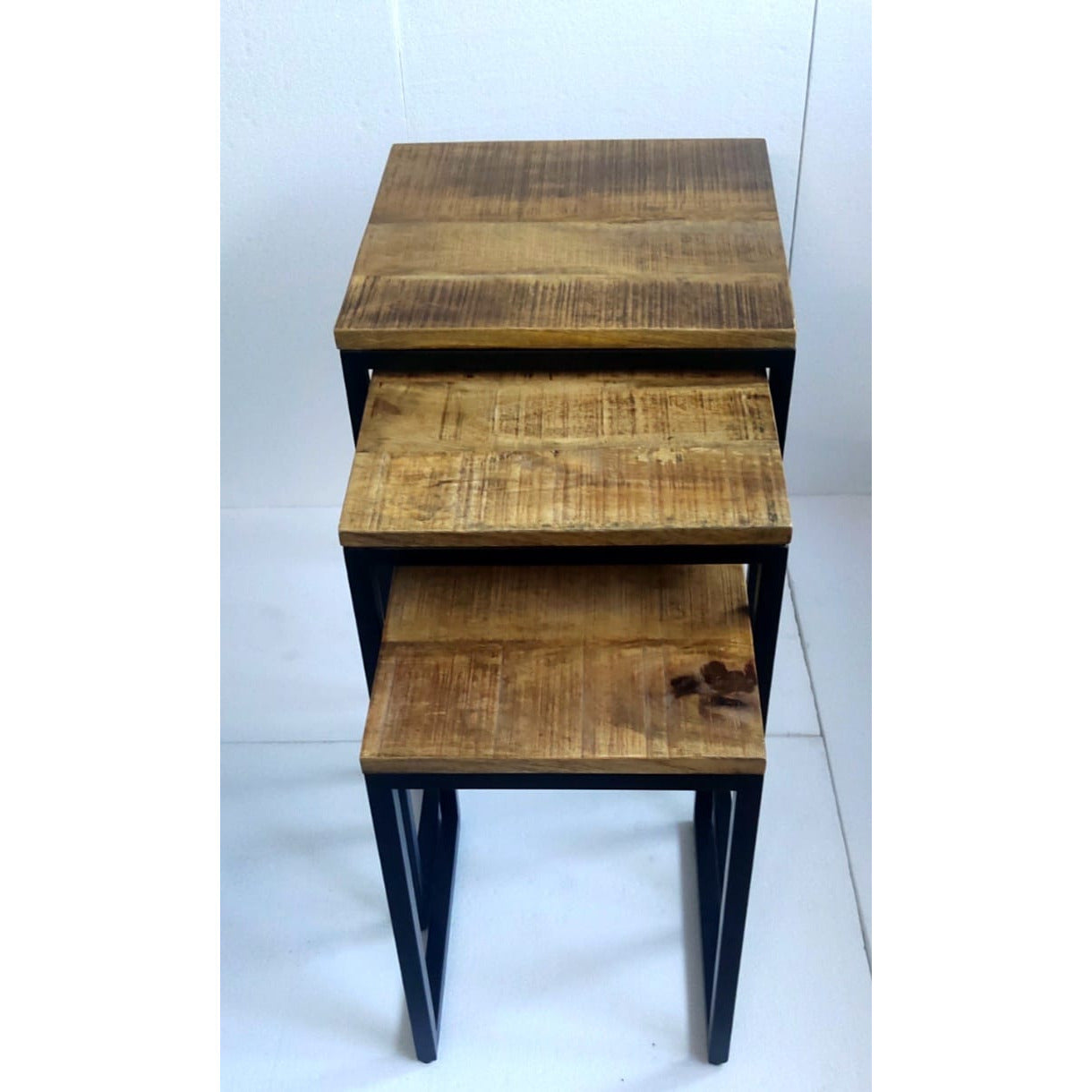 Side table set of 3 height 60 cm