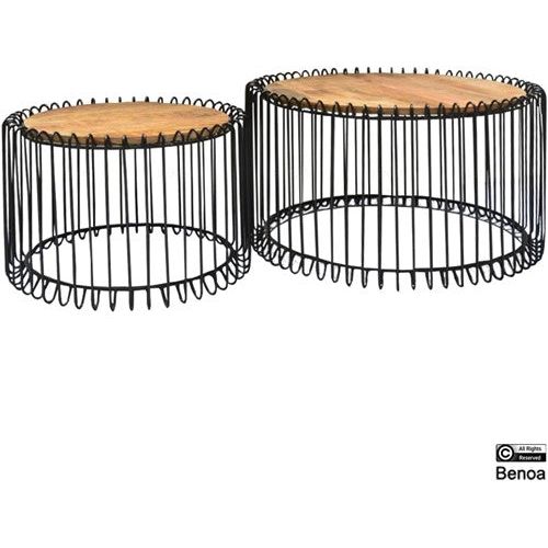 Round coffee table (set of 2)