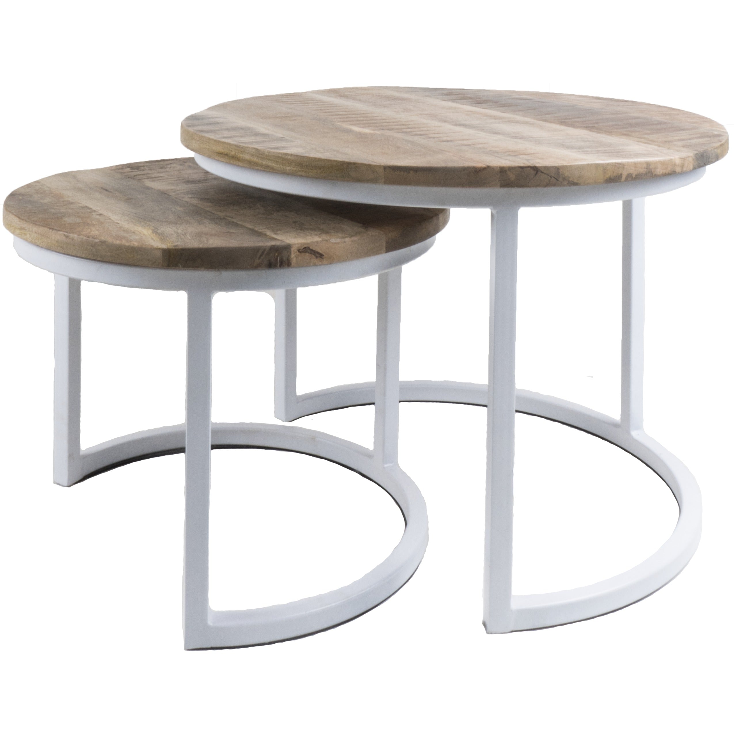 Coffee table Bart White - Set of 2