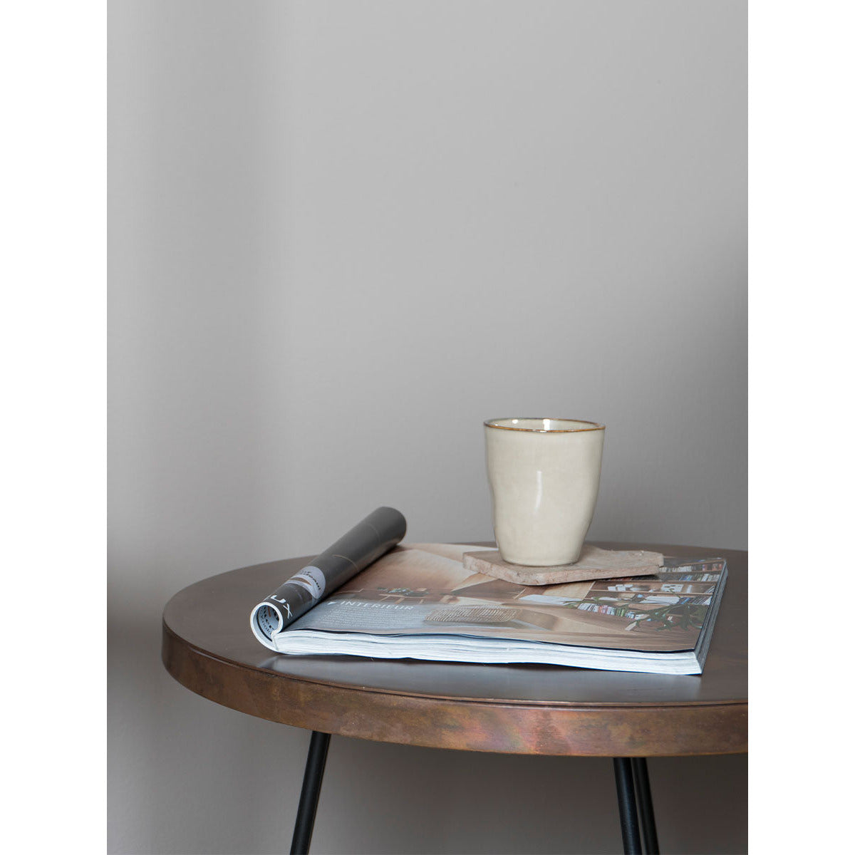 Coffee table Palma - 49 x 49 cm - Copper