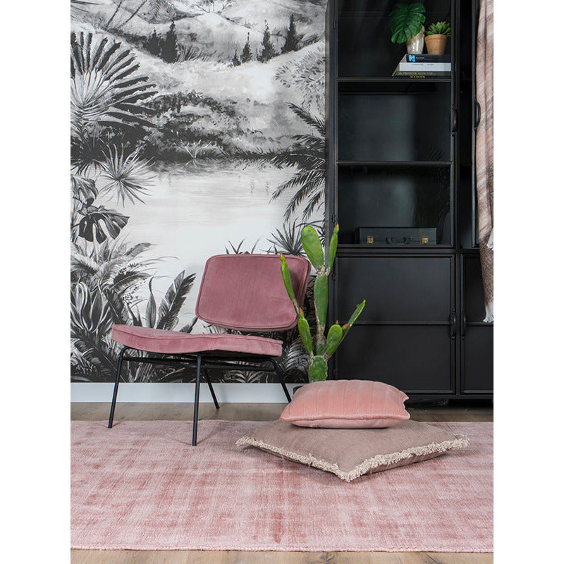 Carpet Viscose Pink 200 x 280 cm