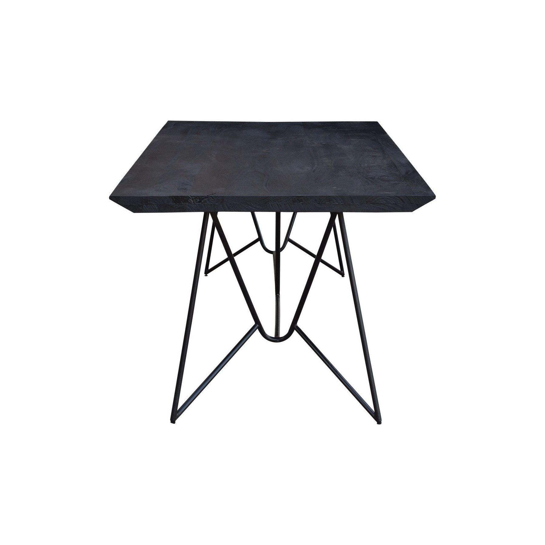 Eettafel BELUGA | Black | Mangohout | 180 x 90 x 4 (h) cm