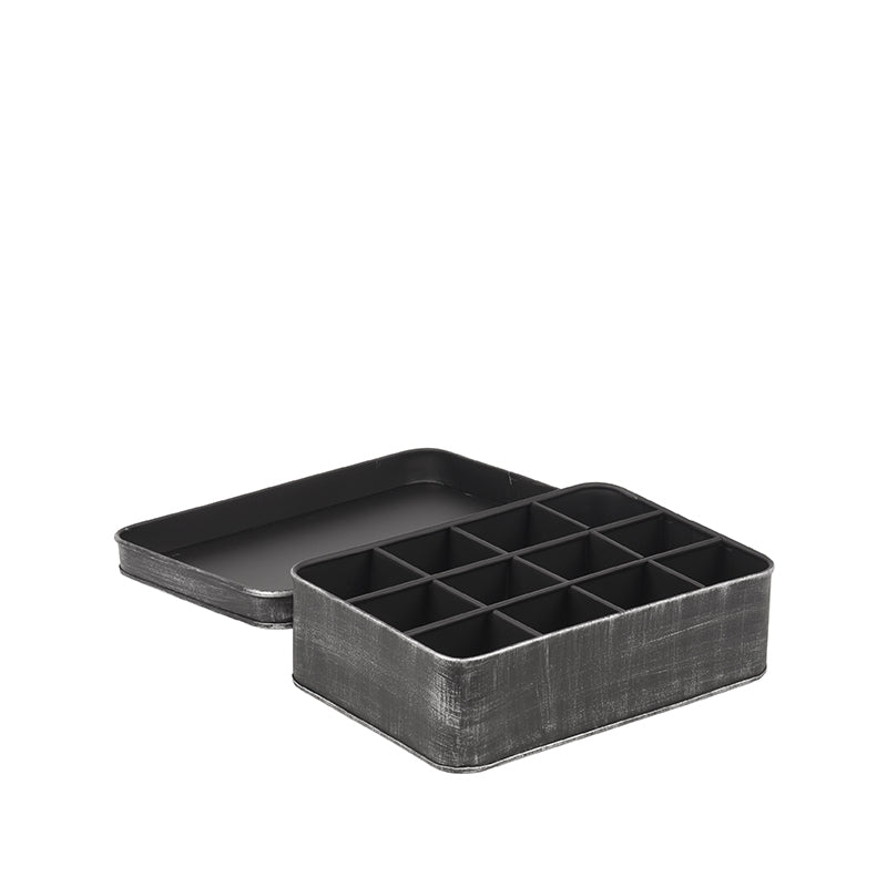 LABEL51 Tea box - Black - Metal