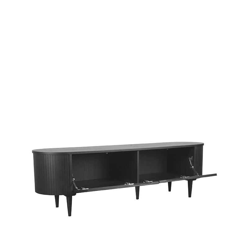 LABEL51 TV cabinet Oliva - Black - Oak - 180 cm