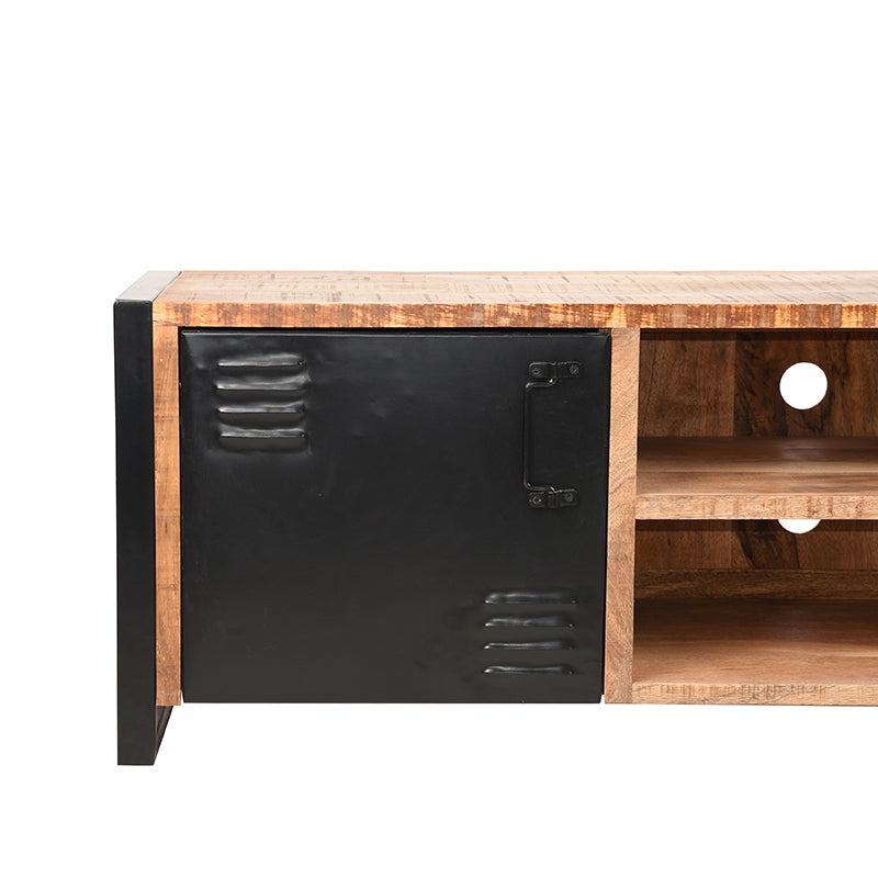 LABEL51 TV cabinet Brussels - Rough - Mango wood - 160 cm