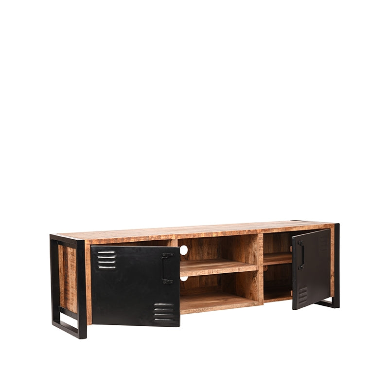 LABEL51 TV cabinet Brussels - Rough - Mango wood - 160 cm