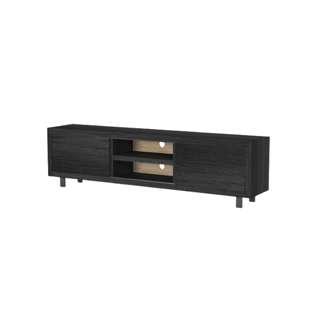 TV-meubel FORT | Black | Eikenhout | 270 x 40 x 56 (h) cm