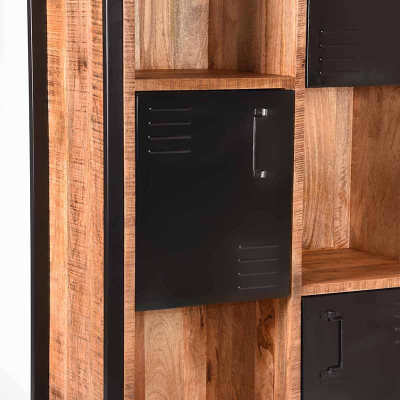 LABEL51 Storage cupboard Brussels - Rough - Mango wood