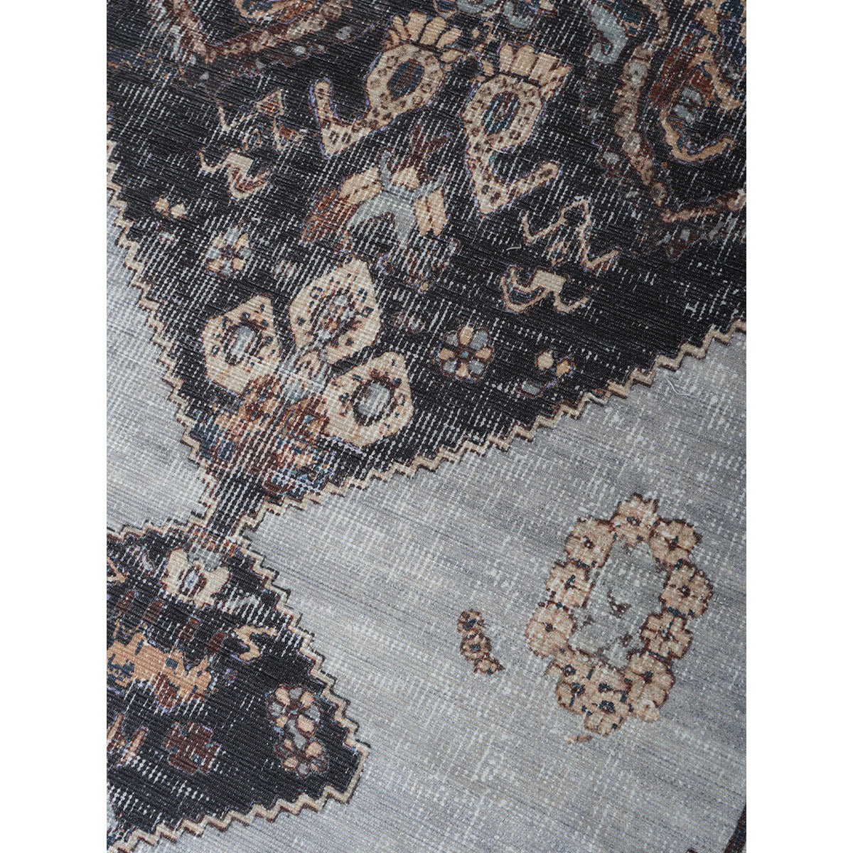 Carpet Karaca Anthracite/Brown 09 - 200 x 290 cm