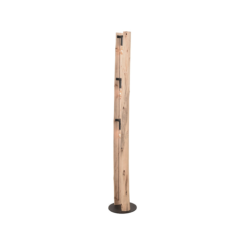 LABEL51 Floor lamp Woody - Rough - Wood